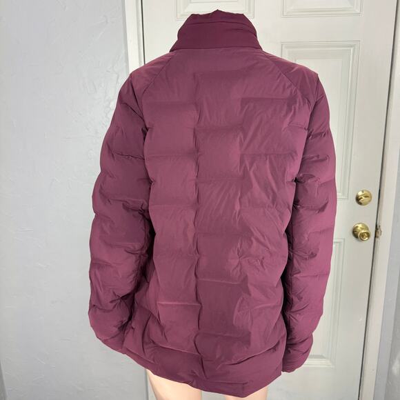Mountain Hardwear Stretchdown Womens Jacket XL Down Puffer Burgundy Snow D24 - Picture 3 of 6